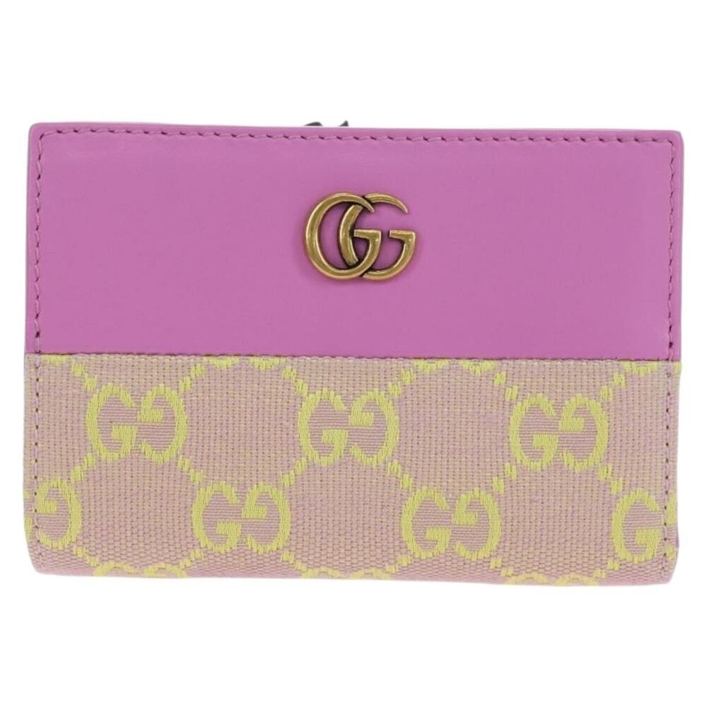 Gucci GG Canvas Bifold Wallet Pink